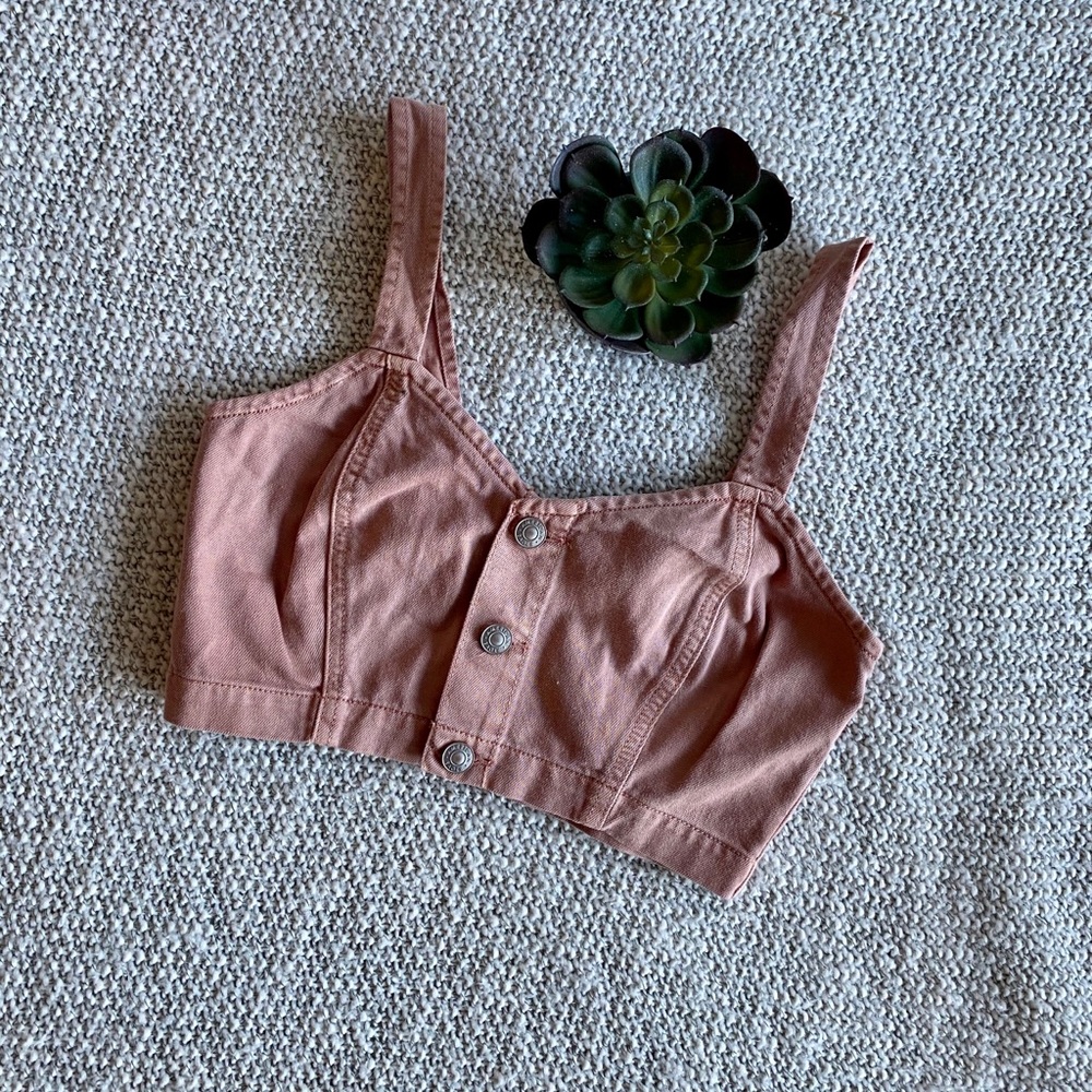 NWOT American Eagle Denim Bralette Top